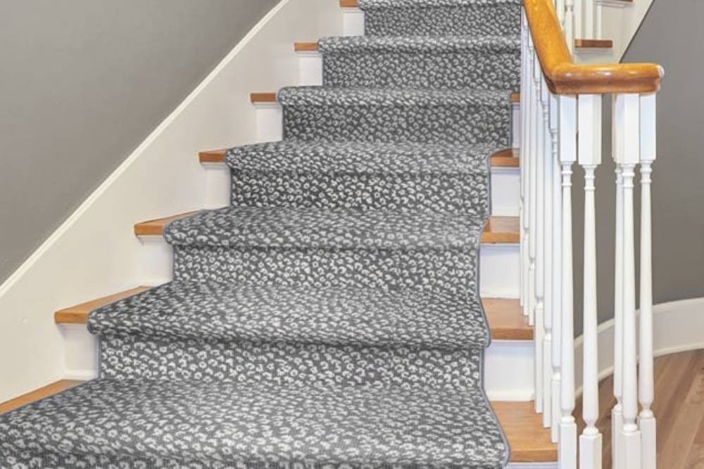 Gray carpet in a home near Worcester, MA
